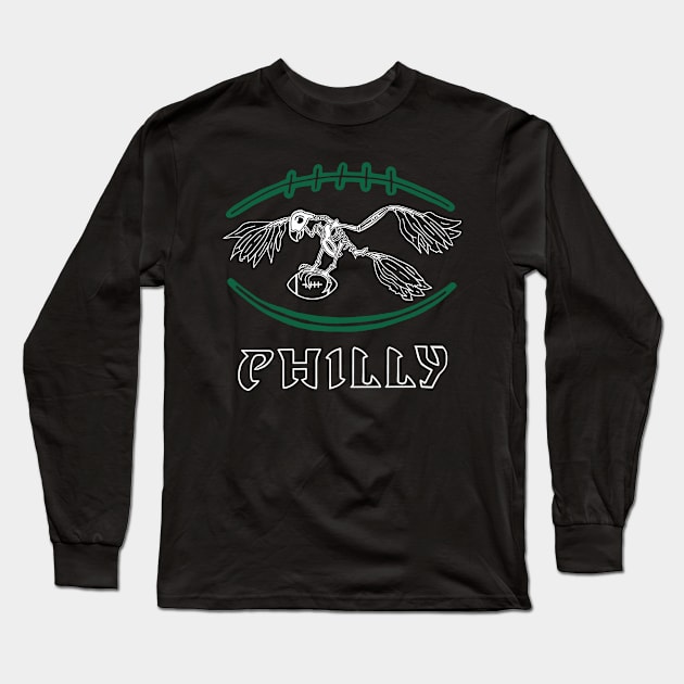 Philly Birds Football Long Sleeve T-Shirt by Rezolutioner